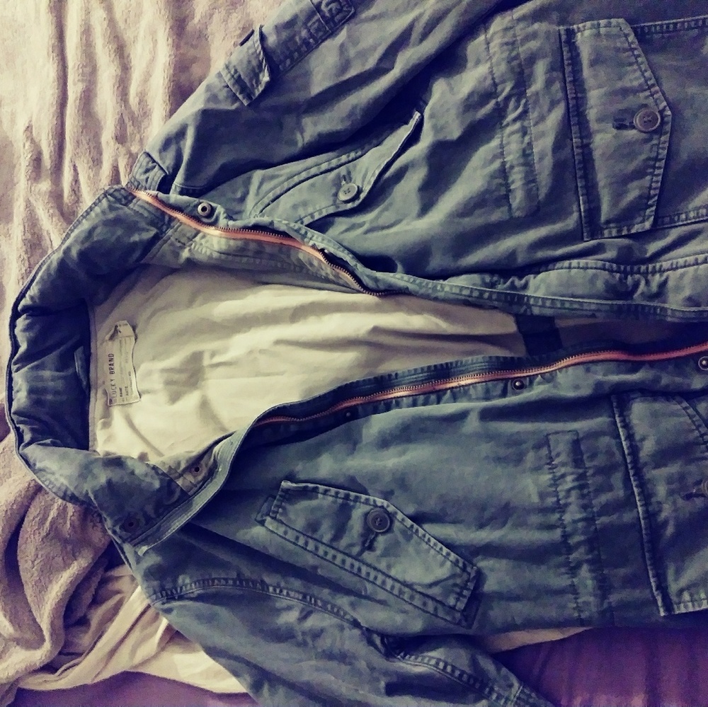 Lucky Brand Utility Military Style Jacket